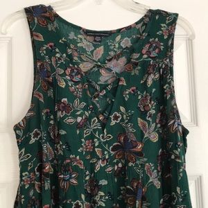 Green Floral Dress